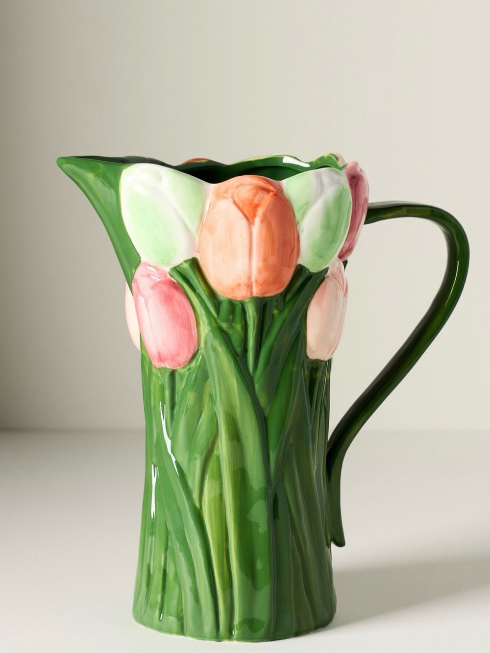 Anthropologie Stoneware Pitcher